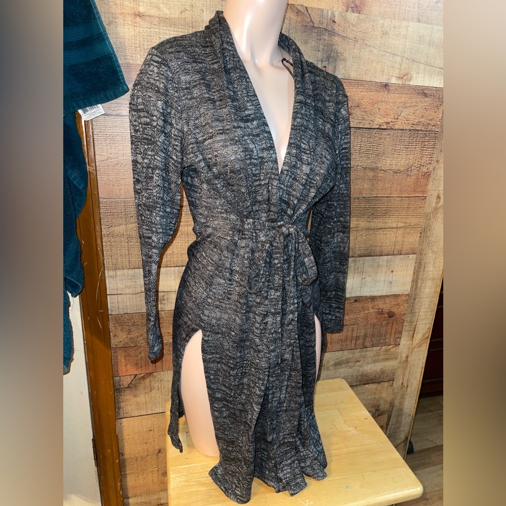 Nina Rossi slit side robe - Picture 2 of 6